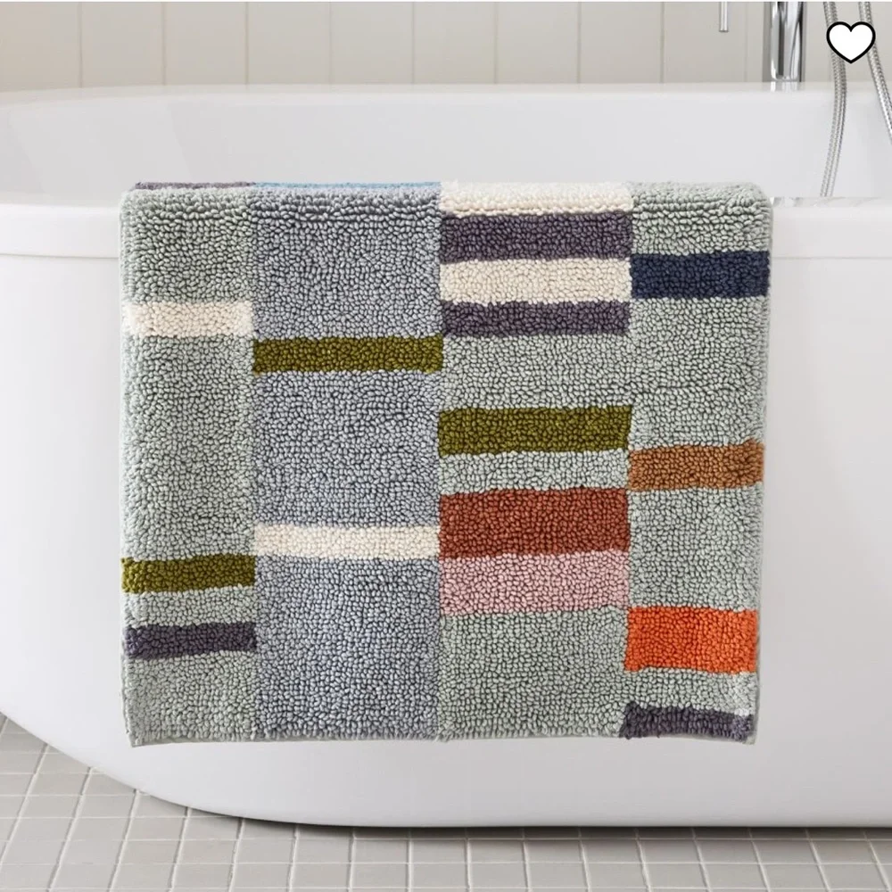 West Elm / Margo Selby / Organic / Tulip Fields Bath Mat / 20”x34”